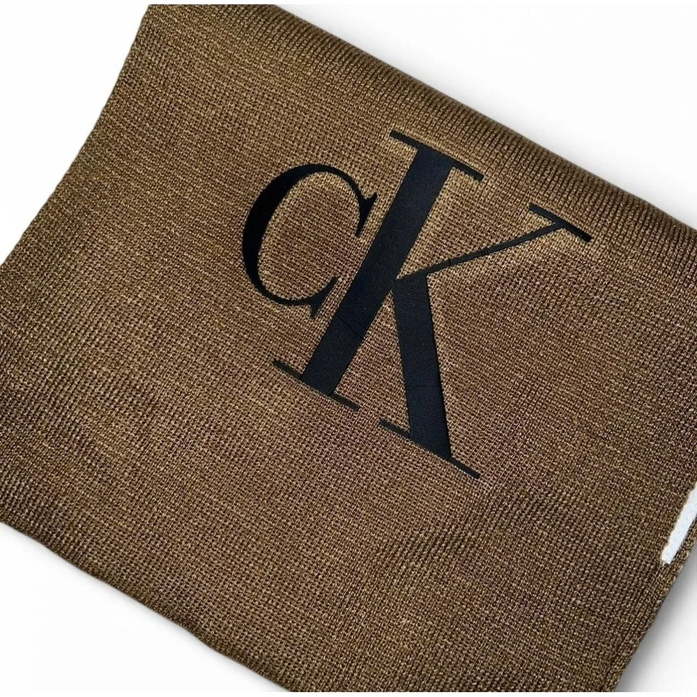 Calvin‎ Klein Jeans Winter Accessories Scarf Copper Brown